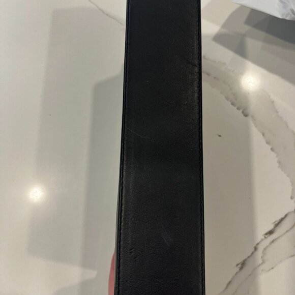 Pineda Covalin Clutch/Purse Flap Over Clutch Silk Leather Black White Pattern - Picture 9 of 9